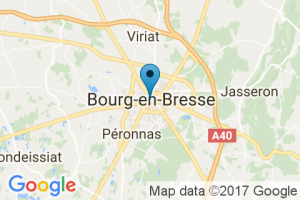 Google Map of 9 rue d'Espagne 01000 Bourg-en-Bresse