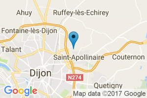 Google Map of 24 rue de la redoute 21850 saint-apollinaire