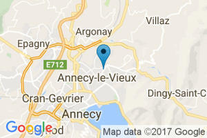 Google Map of 9 chemin du Lachat 74940 Annecy-le-Vieux
